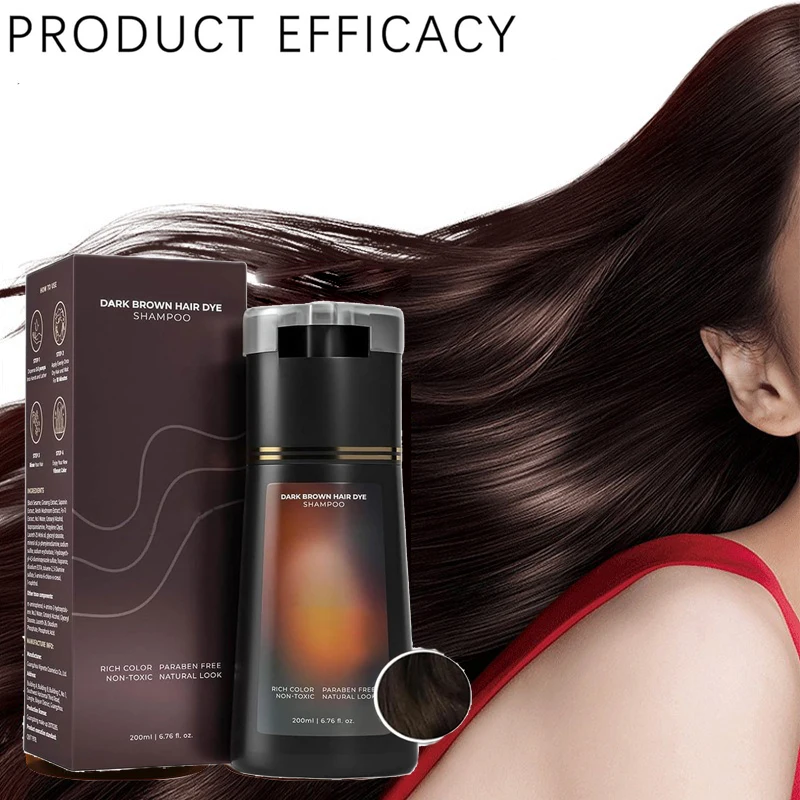Hair Spray Color - 3-in-1 헤어 염색 샴푸: 즉각적인 염색