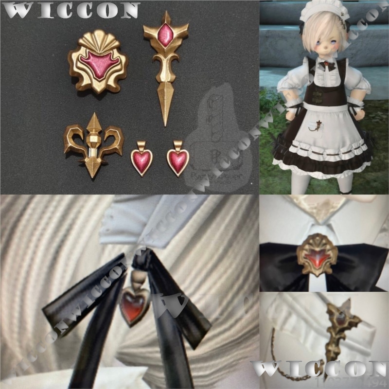 Cosplay Prop 3D Print Settings - 클래식 메이드 유니폼 액세서리 세트 게임