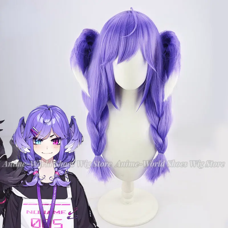 Prop En Cosplay - Vtuber 셀렌 타츠키 코스프레 가발, 니지산지