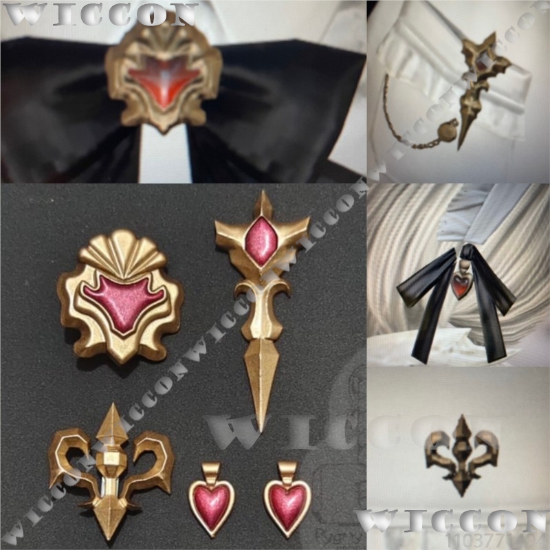 클래식 메이드 유니폼 액세서리 세트 게임 FF xiv  - Cosplay Prop 3D Print Settings 리뷰 및 가격